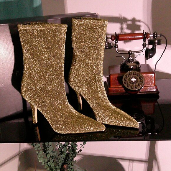Marc Fisher Shoes - Marc Fisher Kellen Glitter Pointed Toe Bootie